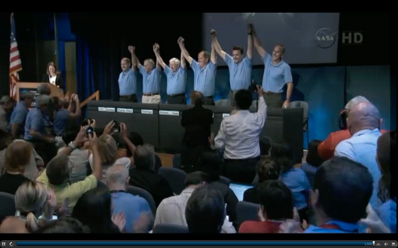 NASA Exults in Mars Rover's Landing Success